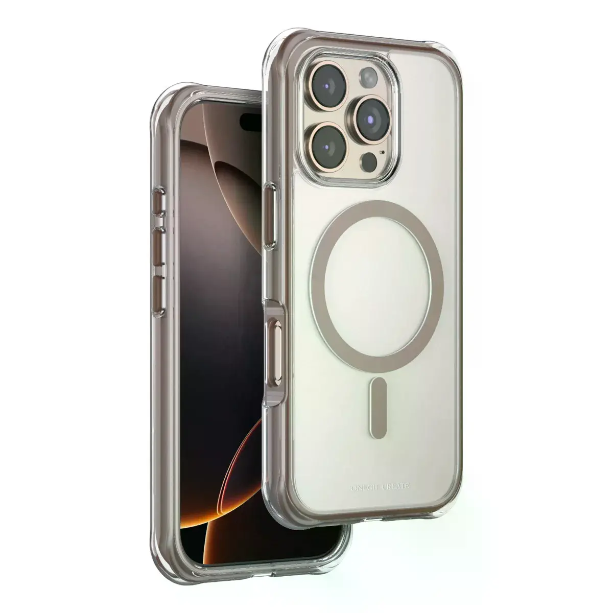 Onegif  İphone 16 Pro Hulk Magsafe Kapak - Çöl Titanyum