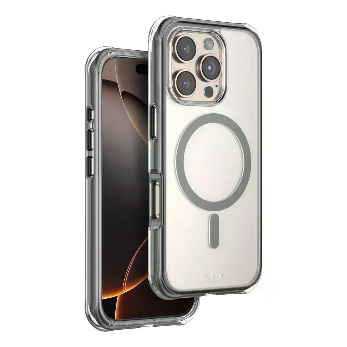 Onegif  İphone 16 Pro Max Hulk Magsafe Kapak - Siyah