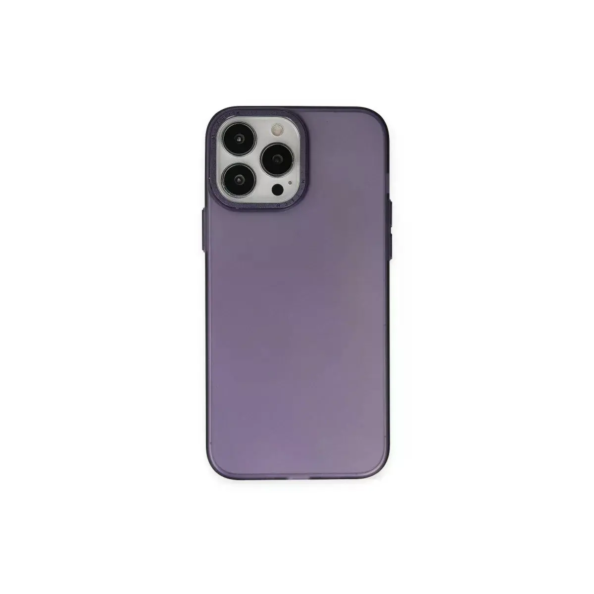 İphone 13 Pro Max Kılıf Modos Metal Kapak - Derin Mor