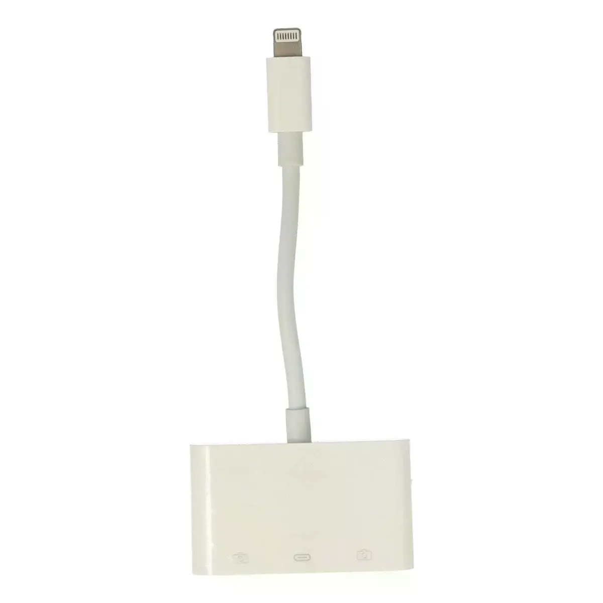 Apr23 Iphone Otg 3in1 - Beyaz