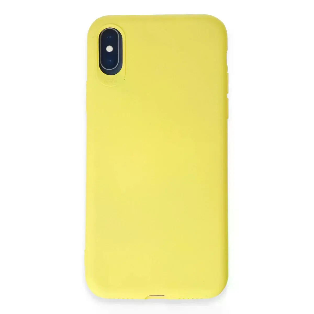 İphone X Kılıf First Silikon - Sarı