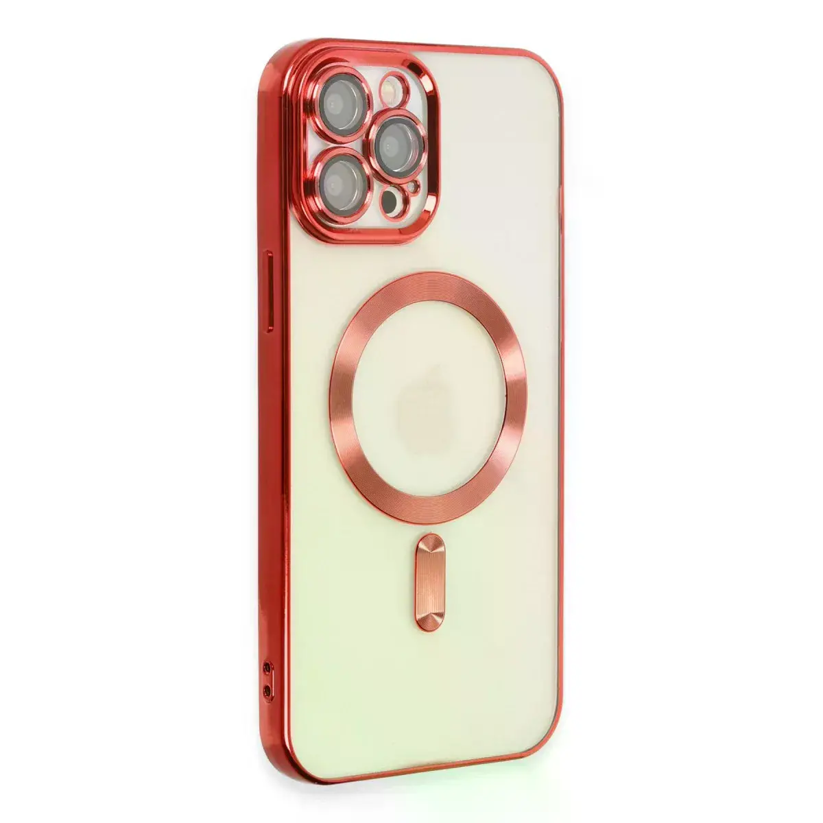 İphone 12 Pro Max Kılıf Kross Magneticsafe Kapak - Kırmızı