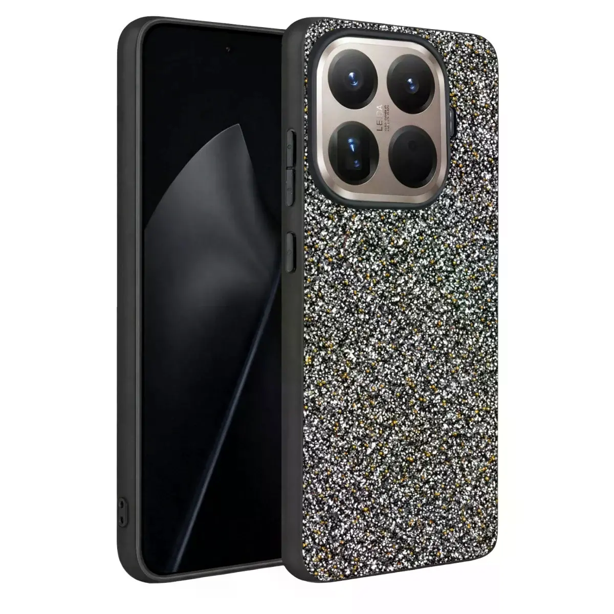 Onegif Xiaomi Mi 15t Pro Bright Simli Kapak - Gold