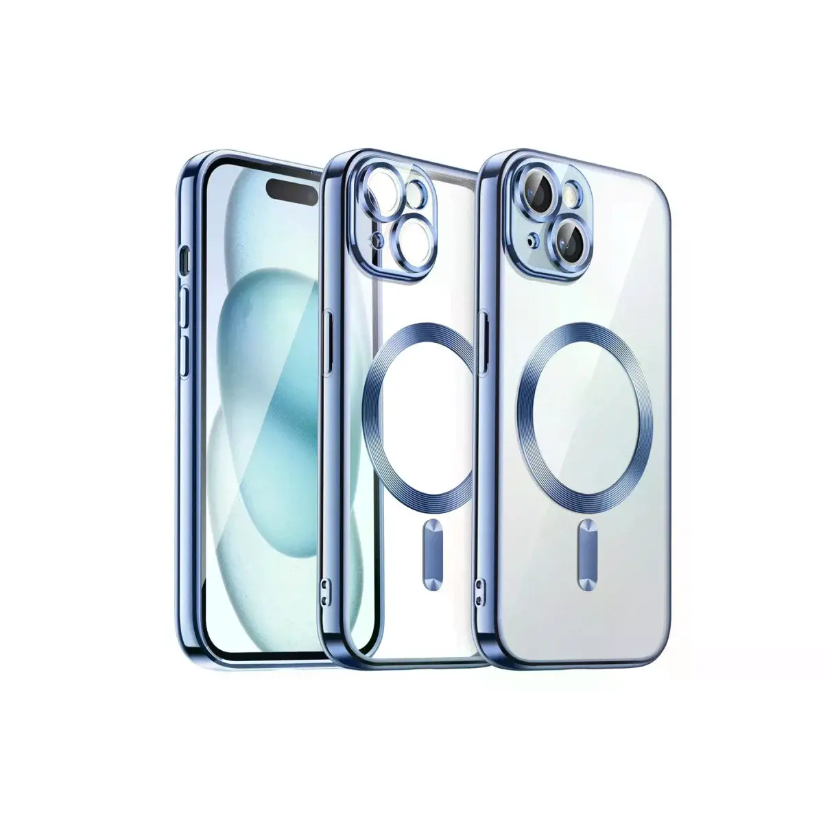 İphone 13 Kılıf Kross Magneticsafe Kapak - Sierra Blue