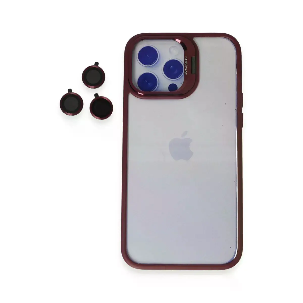 Joko  İphone 14 Pro Kılıf Roblox Lens Standlı Kapak - Bordo
