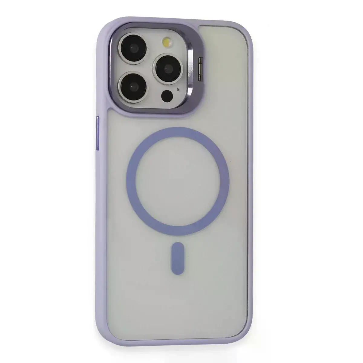 Joko  İphone 15 Pro Max Kılıf Roblox Lens Magsafe Standlı Kapak - Lila