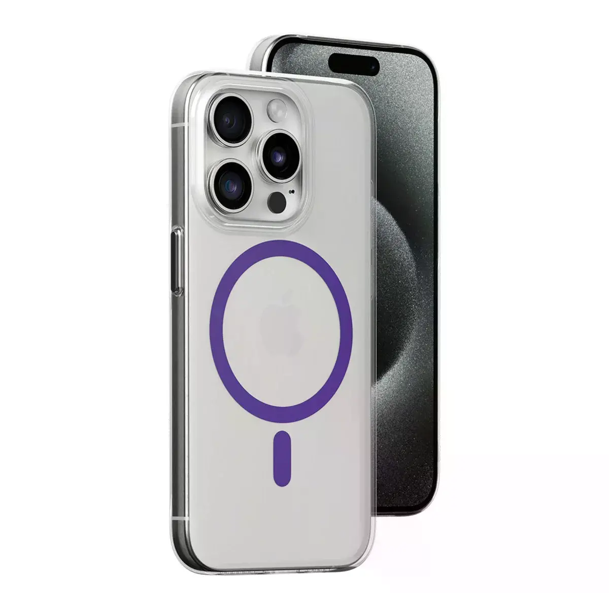 Joko  İphone 14 Pro Kılıf Bubble Magsafe Kapak - Mor