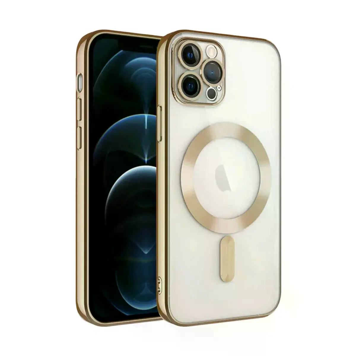 İphone 13 Pro Kılıf Kross Magneticsafe Kapak - Gold