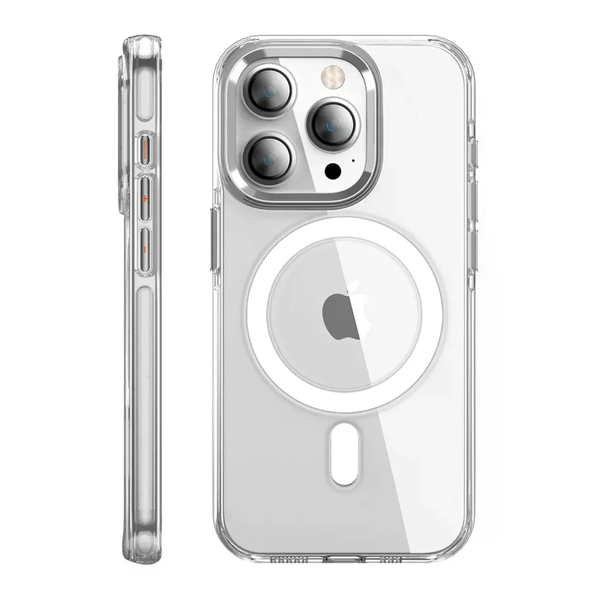 Joko  İphone 15 Pro Max Kılıf Crystal Magsafe Kapak - Şeffaf