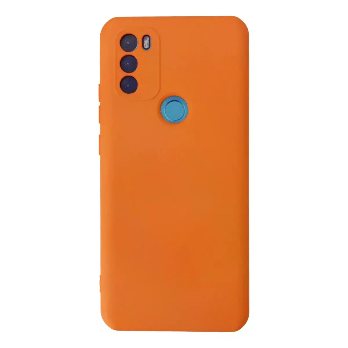 General Mobile Gm 21 Plus Kılıf Nano İçi Kadife Silikon - Turuncu