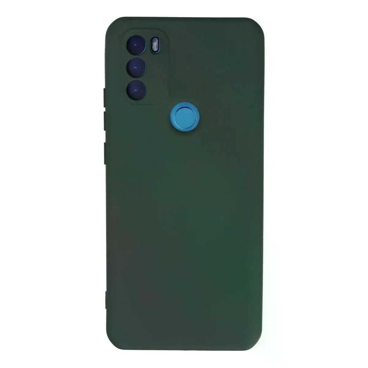 General Mobile Gm 21 Plus Kılıf Nano İçi Kadife Silikon - Koyu Yeşil