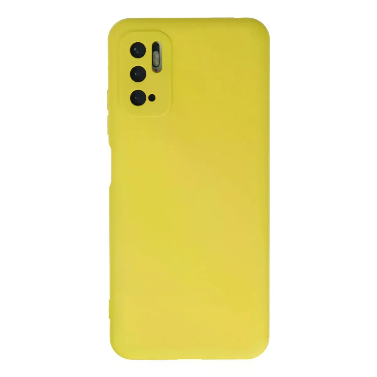 Xiaomi Redmi Note 10 5g Kılıf Nano İçi Kadife Silikon - Sarı