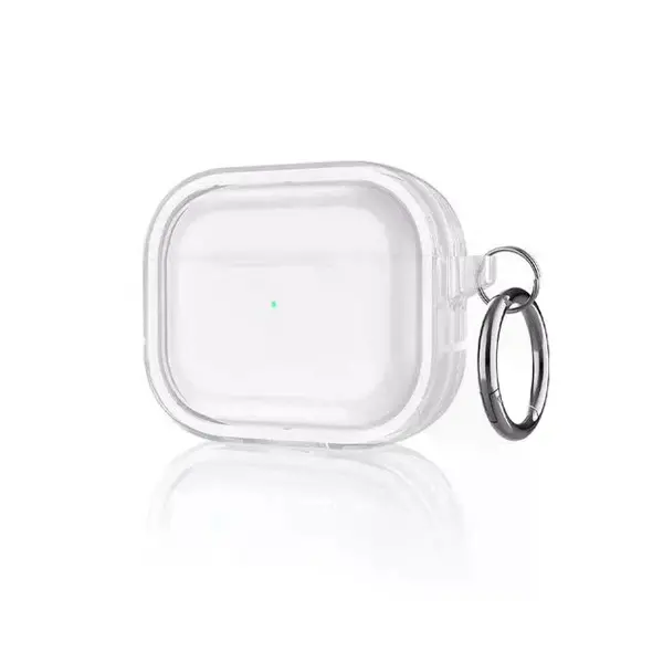 Airpods Pro 2 (2.nesil) Shiny Şeffaf Kılıf - Beyaz