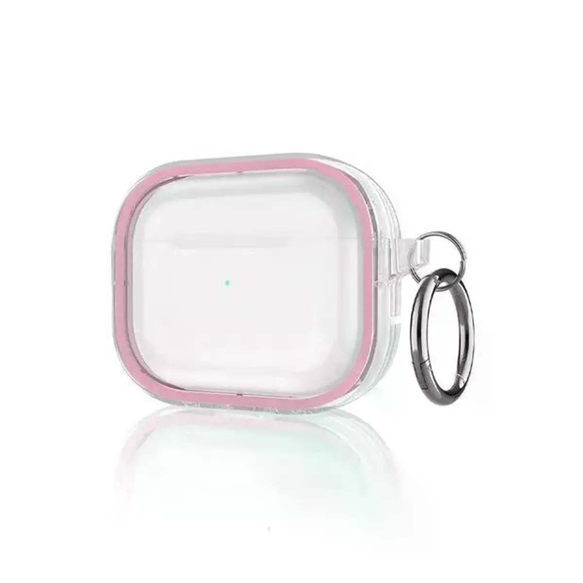 Airpods Pro 2 (2.nesil) Shiny Şeffaf Kılıf - Pembe