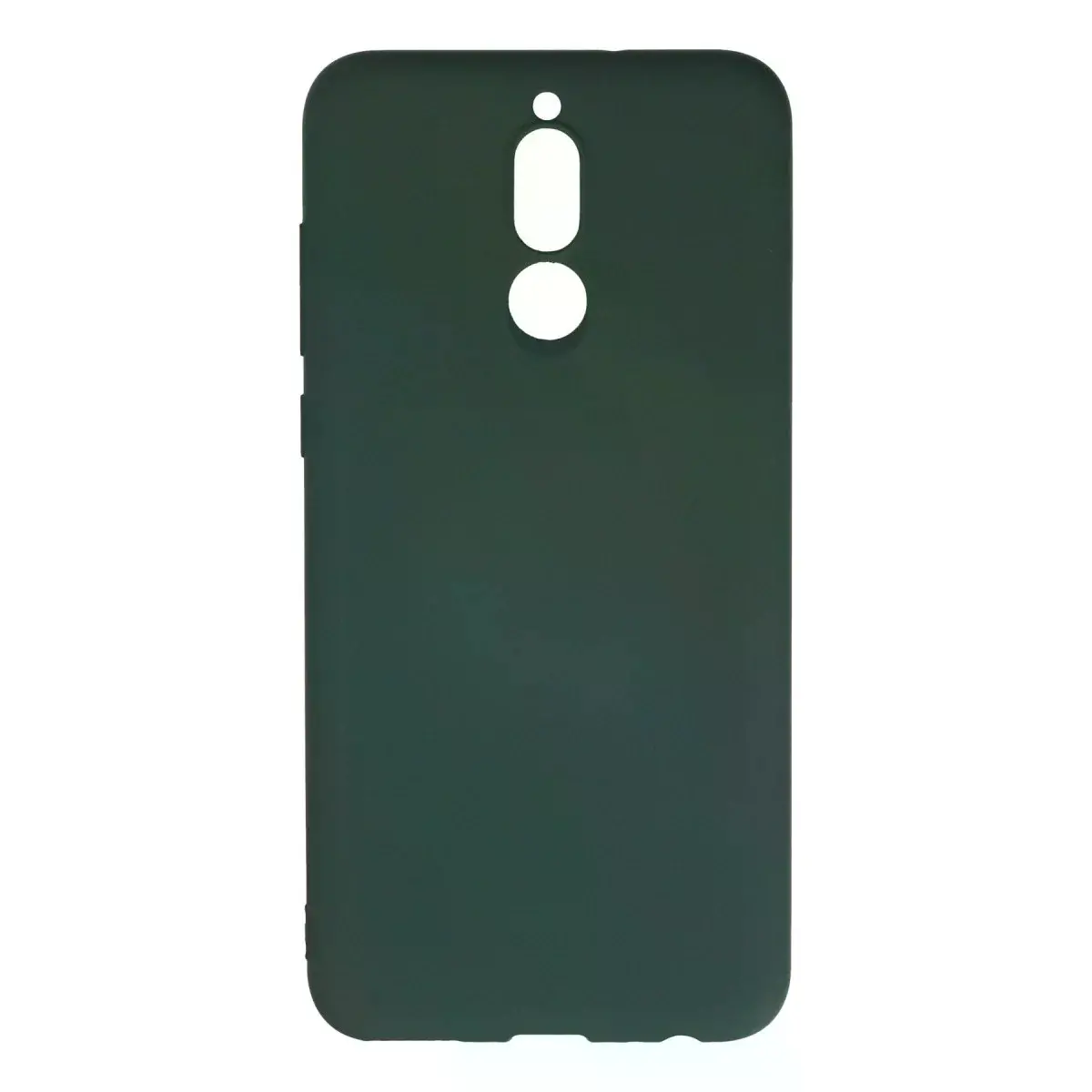 Huawei Mate 10 Lite Kılıf Nano İçi Kadife Silikon - Koyu Yeşil
