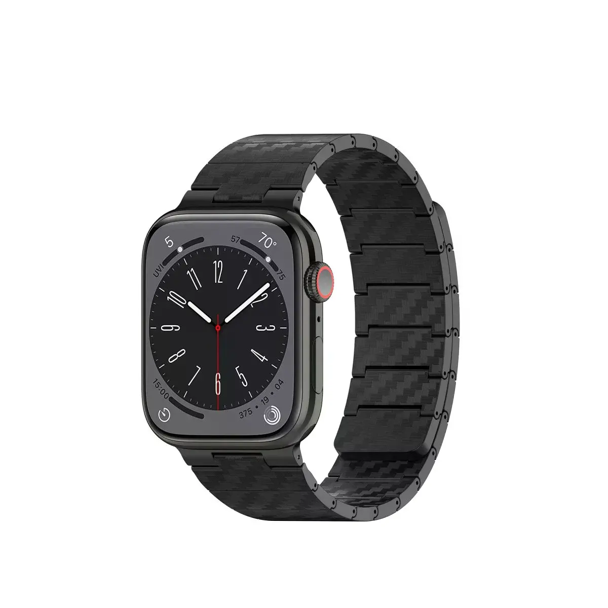 Watch 45mm Carbon Steel Kordon - Siyah