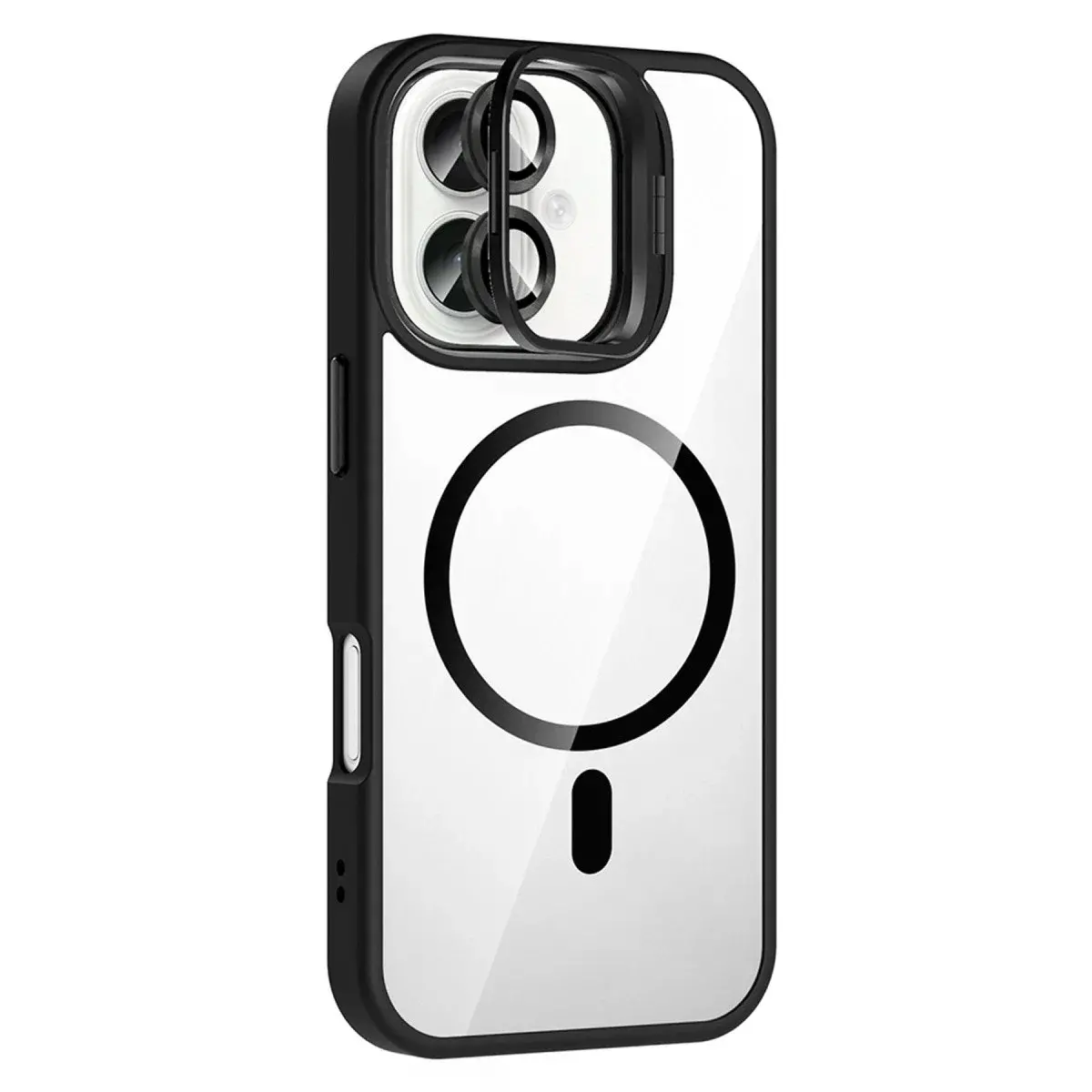 Joko  İphone 17 Remim Lensli Magsafe Standlı Kapak - Siyah