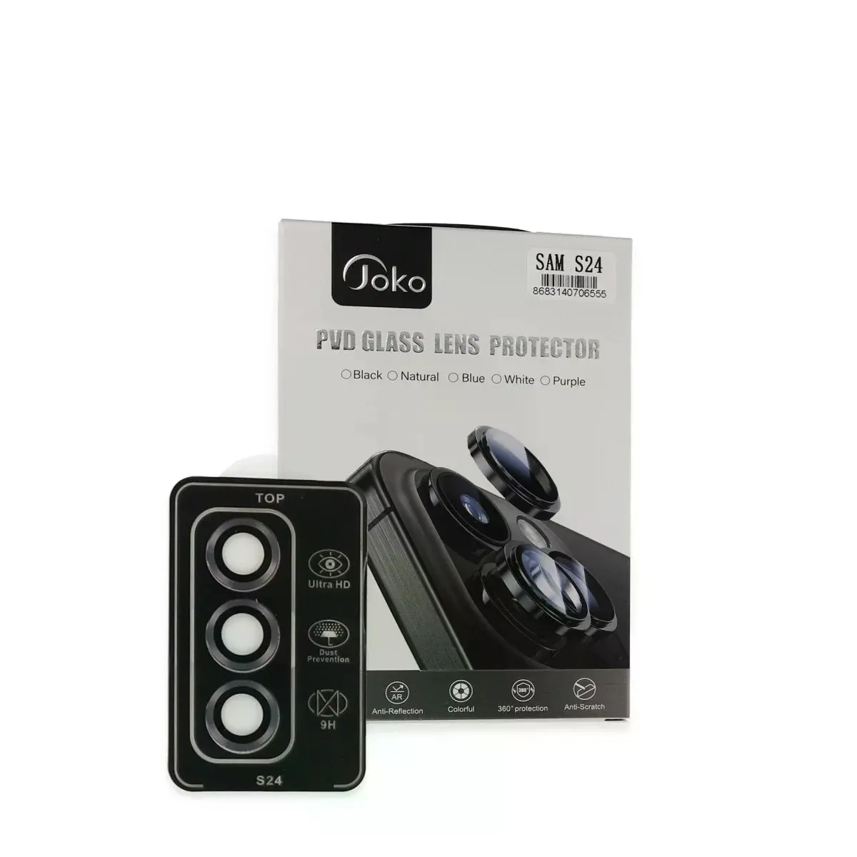 Joko Samsung Galaxy S24 Pvd Metal Kamera Lens - Derin Mor