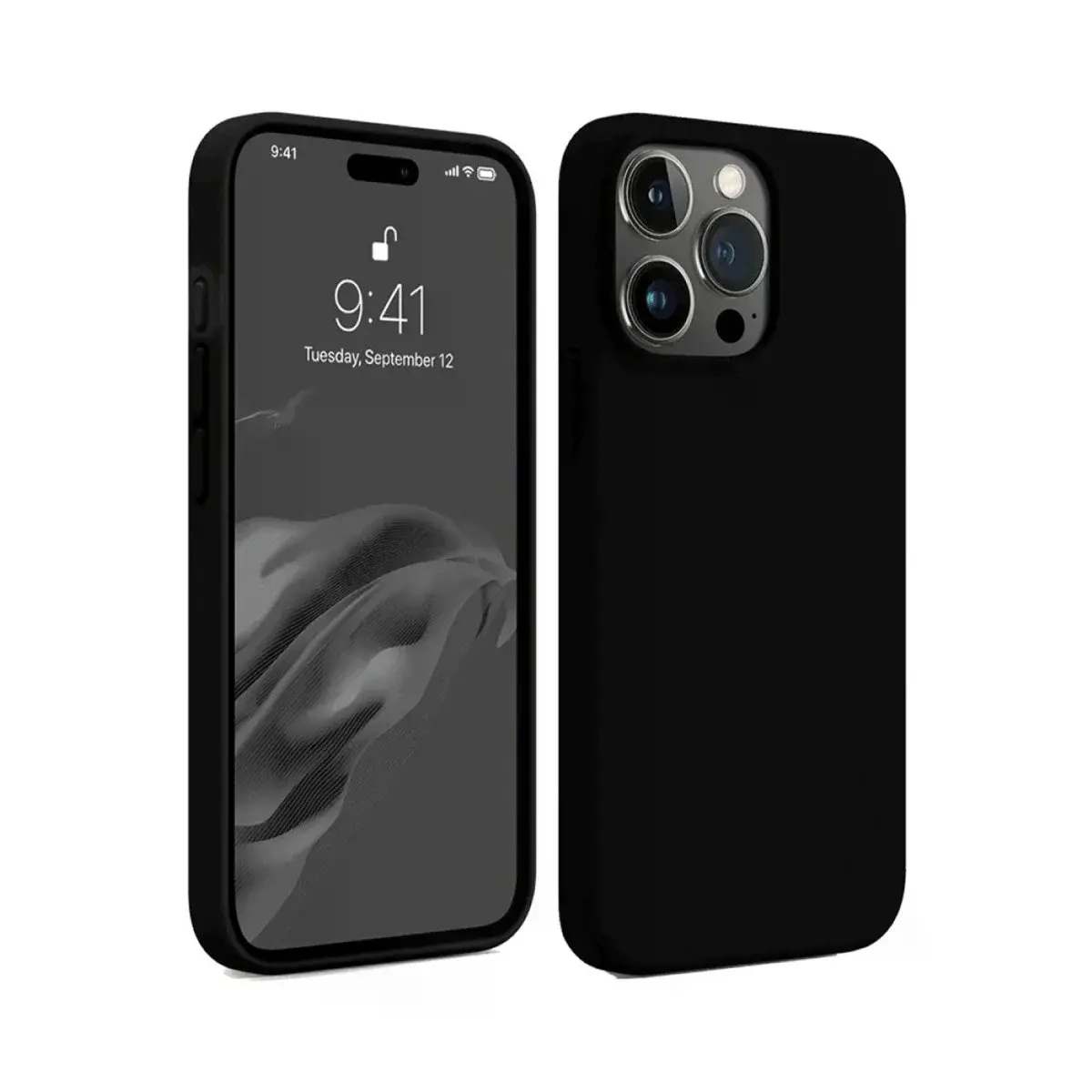 İphone 15 Pro Kılıf First Silikon - Siyah