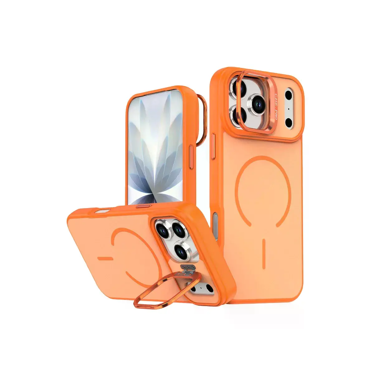 Joko  İphone 17 Pro Max Flexa Magsafe Kapak - Turuncu