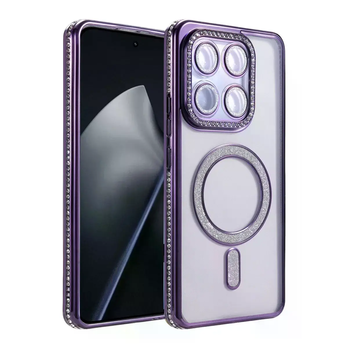 Xiaomi Mi 15t Pro Joke Simli Magneticsafe Kılıf - Derin Mor