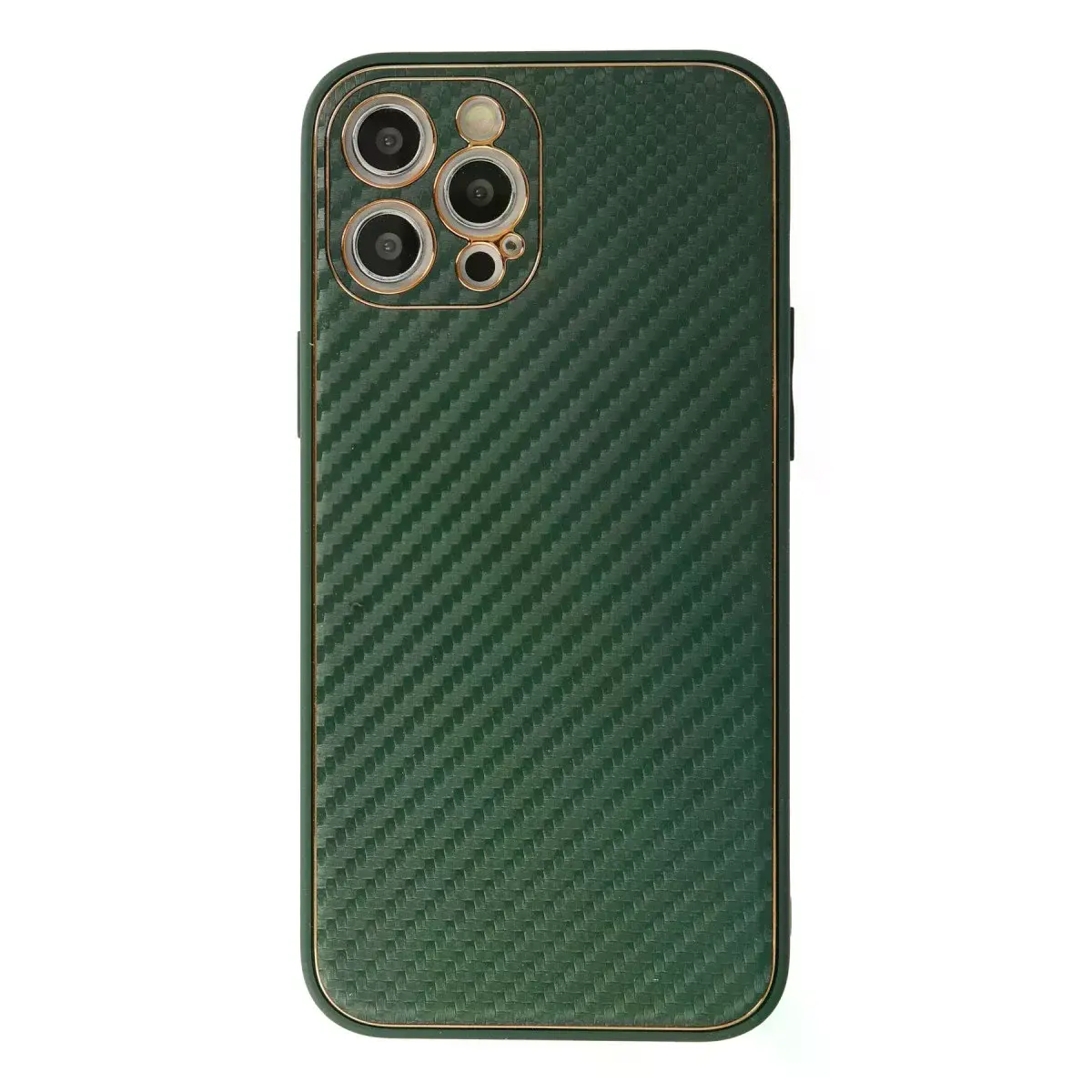 İphone 12 Pro Kılıf Coco Karbon Silikon - Yeşil