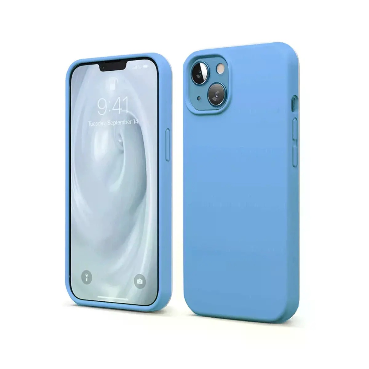 İphone 14 Kılıf First Silikon - Mavi