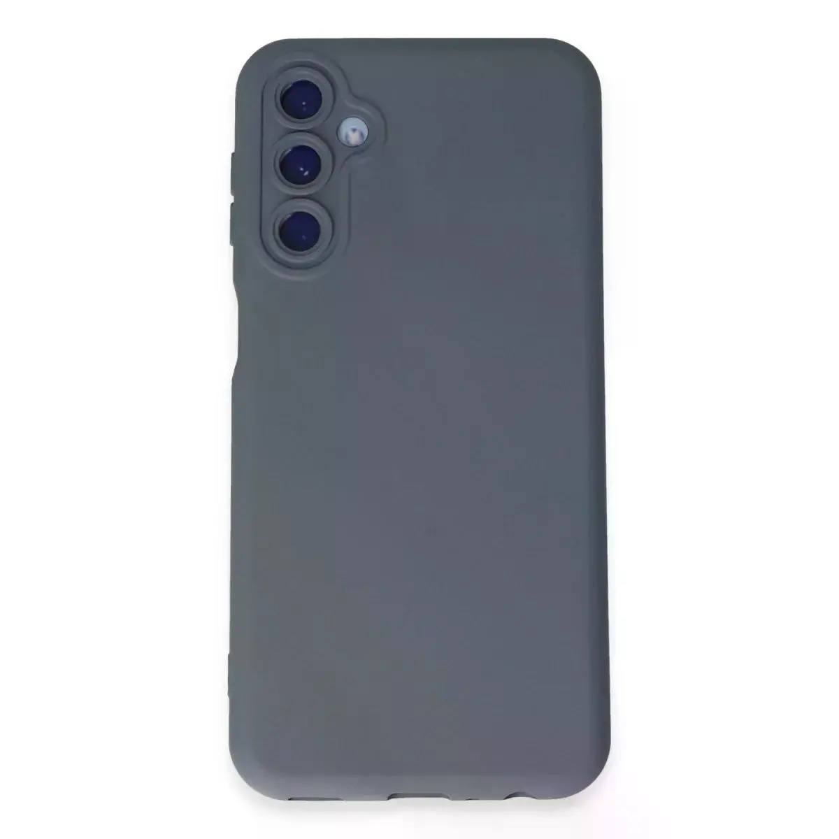 Samsung Galaxy M34 5g Kılıf Nano İçi Kadife Silikon - Gri