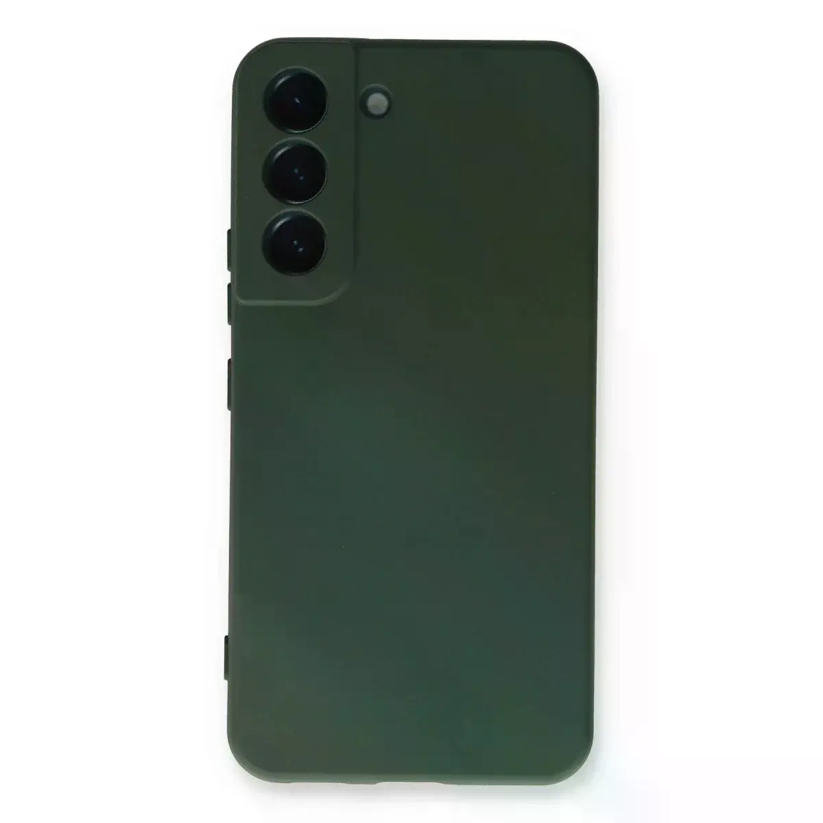 Samsung Galaxy S23 Plus Kılıf Nano İçi Kadife Silikon - Koyu Yeşil