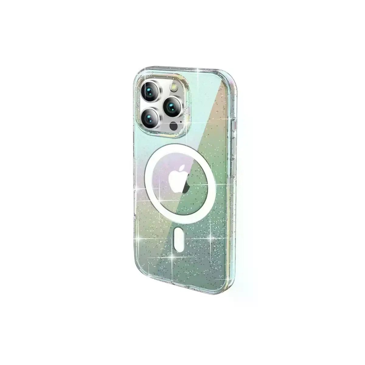 Joko  İphone 14 Pro Max Rasasi Simli Magsafe Kapak - Şeffaf