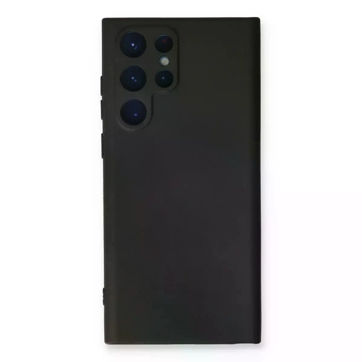 Samsung Galaxy S23 Ultra Kılıf Nano İçi Kadife Silikon - Siyah