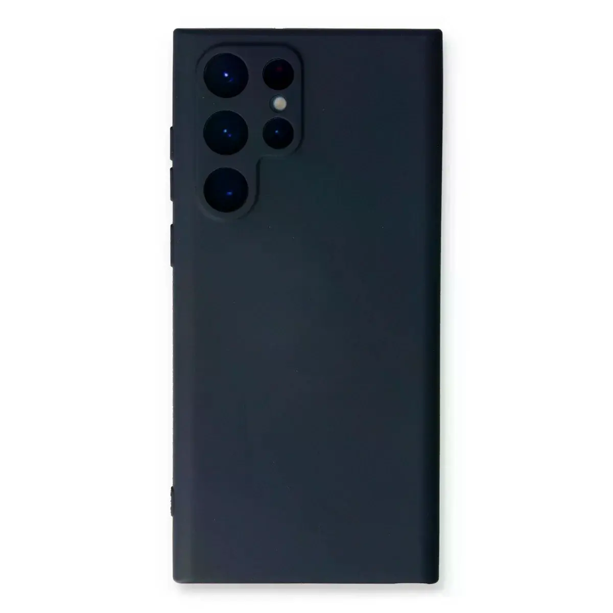 Samsung Galaxy S23 Ultra Kılıf Nano İçi Kadife Silikon - Lacivert