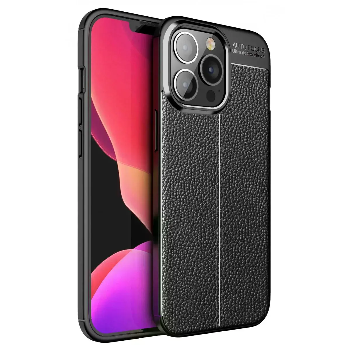 İphone 13 Pro Max Kılıf Auto Focus Kapak - Siyah