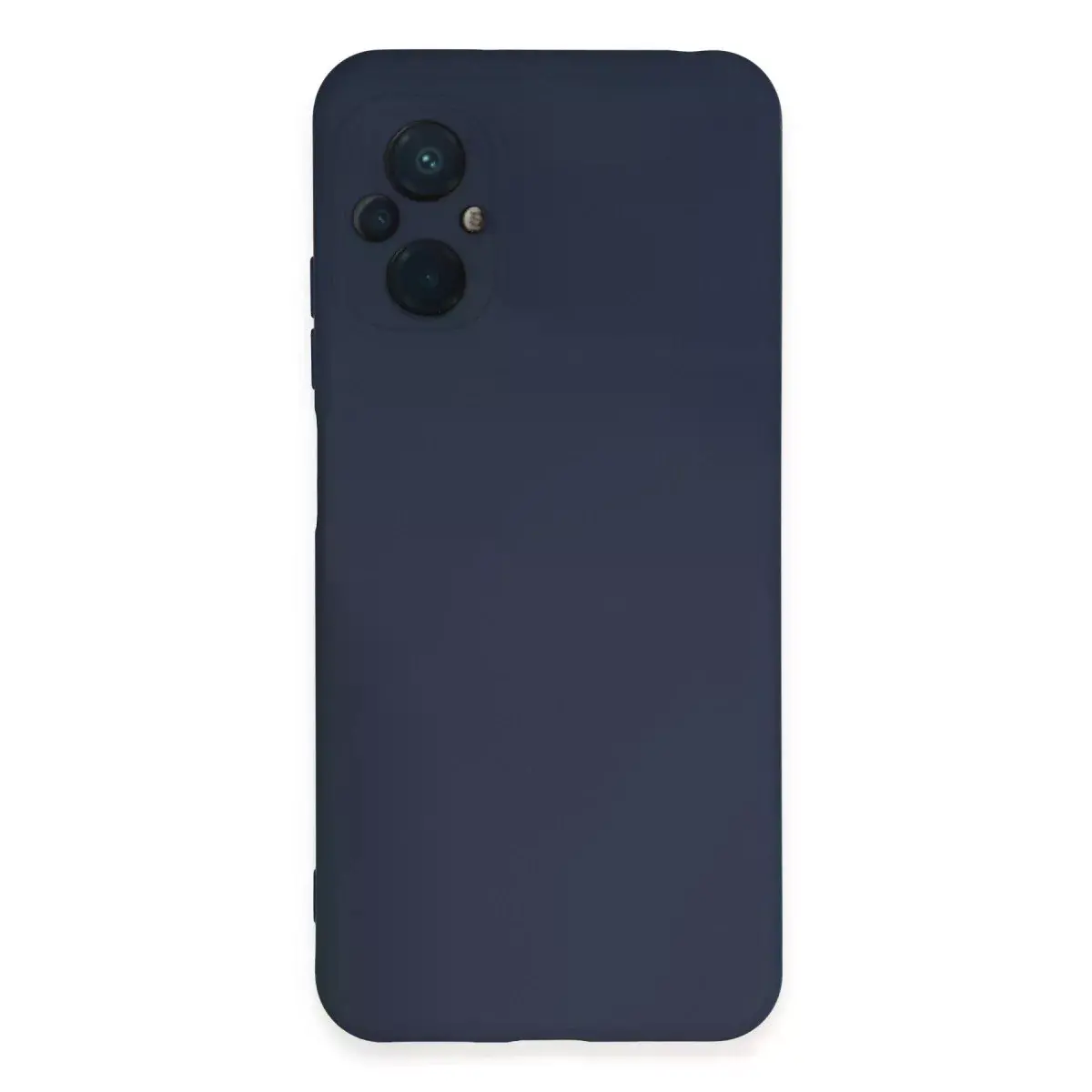 Xiaomi Poco M5 Kılıf Nano İçi Kadife Silikon - Lacivert
