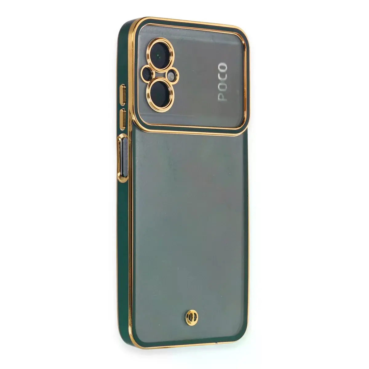 Xiaomi Poco M5 Kılıf Liva Lens Silikon - Yeşil