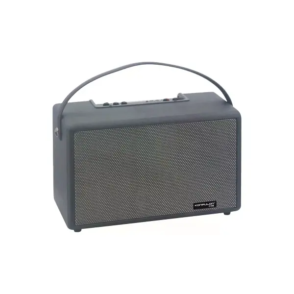 F32 2x50w Sürücülü 2 Adet Mikrofonlu Bt 5.2 Kablosuz Hoparlör - Siyah