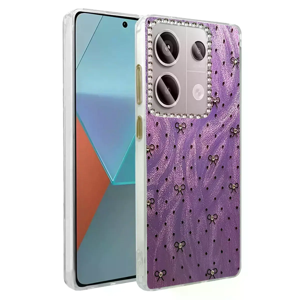 Xiaomi Redmi Note 13 Pro 4g Kılıf Blade Aynalı Desenli Kapak - Desen 2
