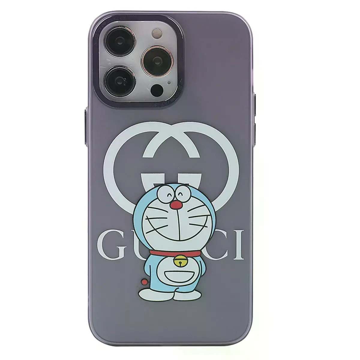 İphone 13 Pro Kılıf Prada Desenli Kapak - Prada Mor - 3