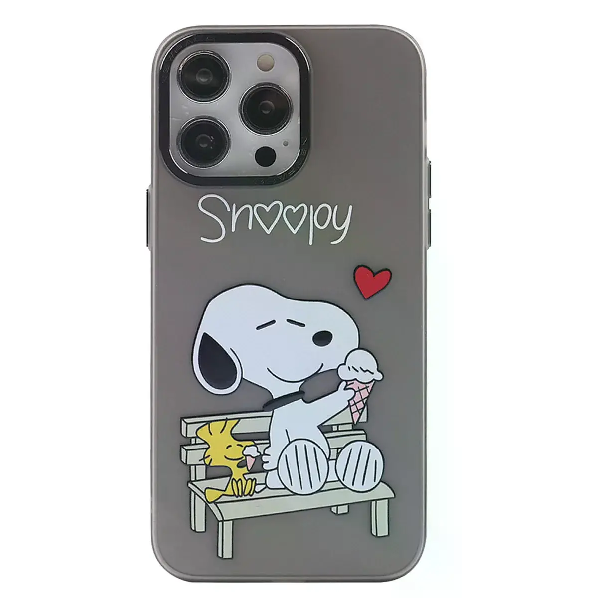 İphone 14 Pro Max Kılıf Prada Desenli Kapak - Prada Siyah - 2
