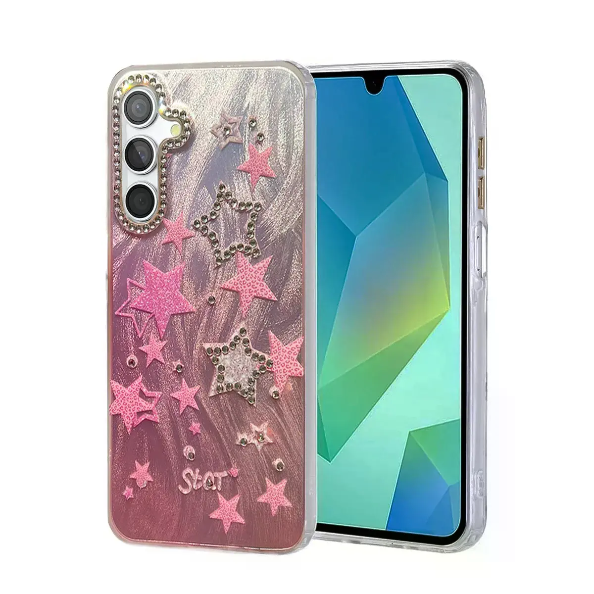 Samsung Galaxy S23 Fe Kılıf Blade Aynalı Desenli Kapak - Desen 7