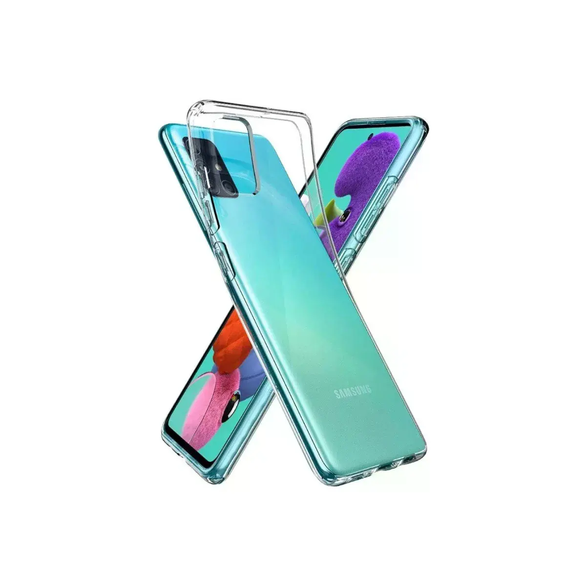 Samsung Galaxy A03s Kılıf Lüx Şeffaf Silikon