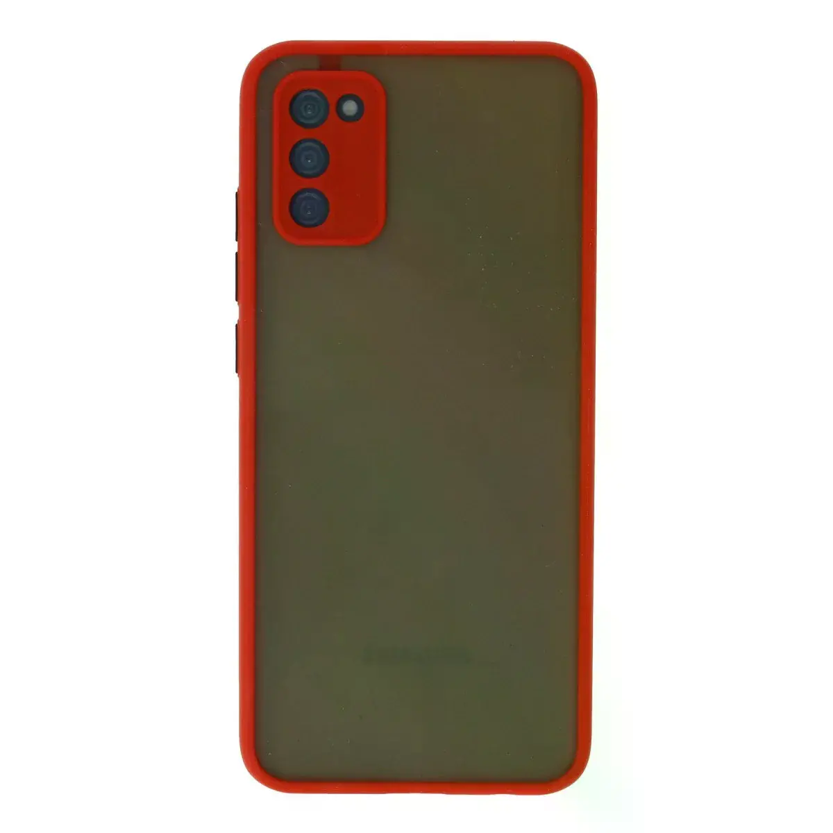 Samsung Galaxy A03s Kılıf Montreal Silikon Kapak - Kırmızı