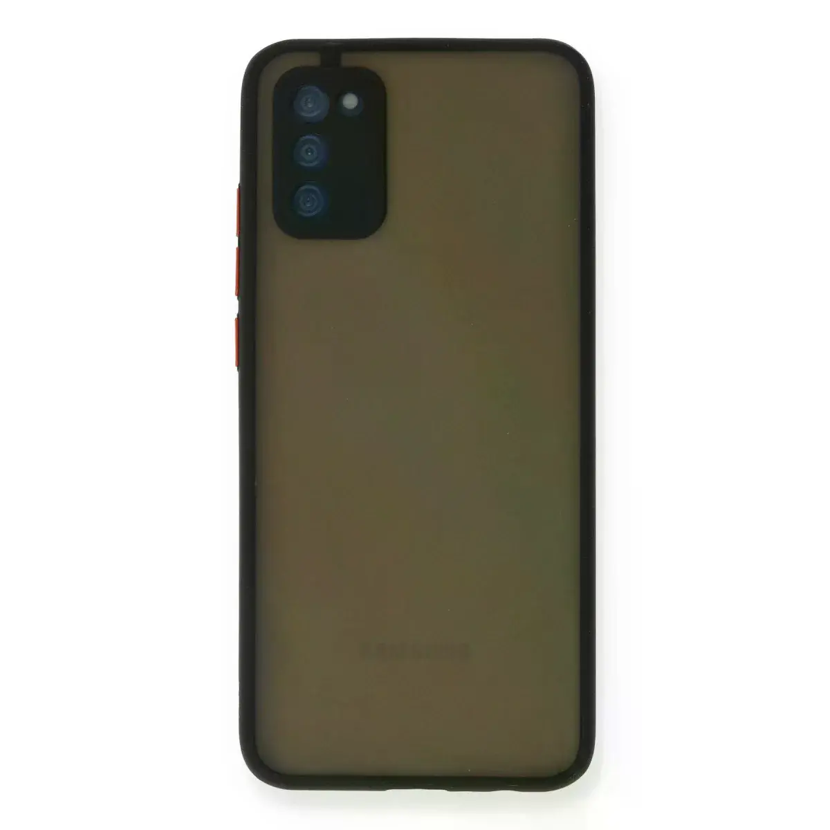 Samsung Galaxy A03s Kılıf Montreal Silikon Kapak - Siyah