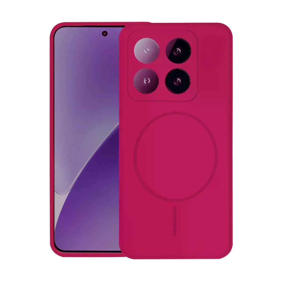Joko Xiaomi Mi 14t Pro Kılıf Jully Magsafe Kapak - Pembe