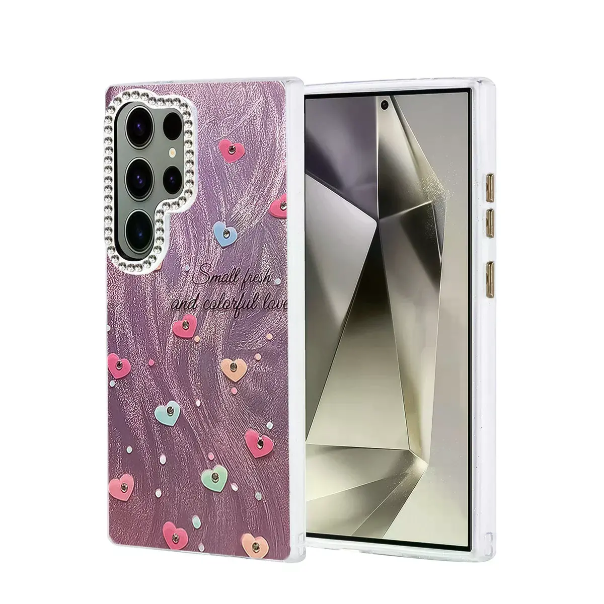Samsung Galaxy S24 Ultra Kılıf Blade Aynalı Desenli Kapak - Desen 8