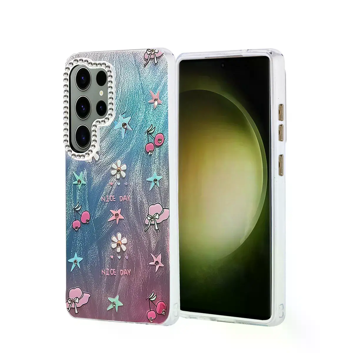 Samsung Galaxy S25 Ultra Kılıf Blade Aynalı Desenli Kapak - Desen 4