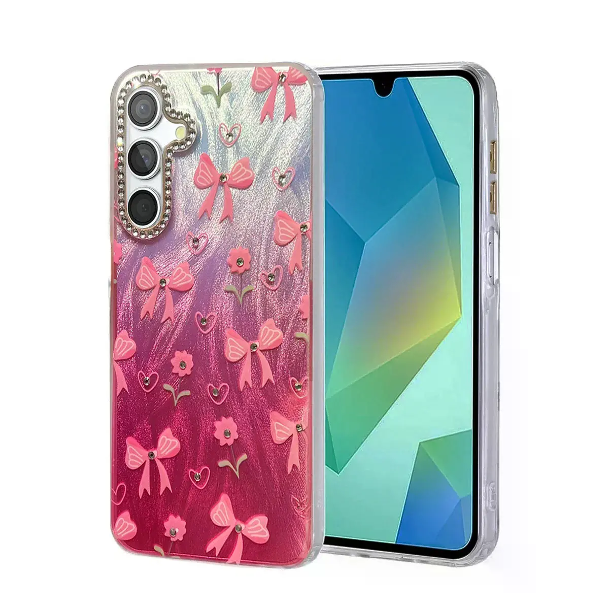 Samsung Galaxy S25 Kılıf Blade Aynalı Desenli Kapak - Desen 3