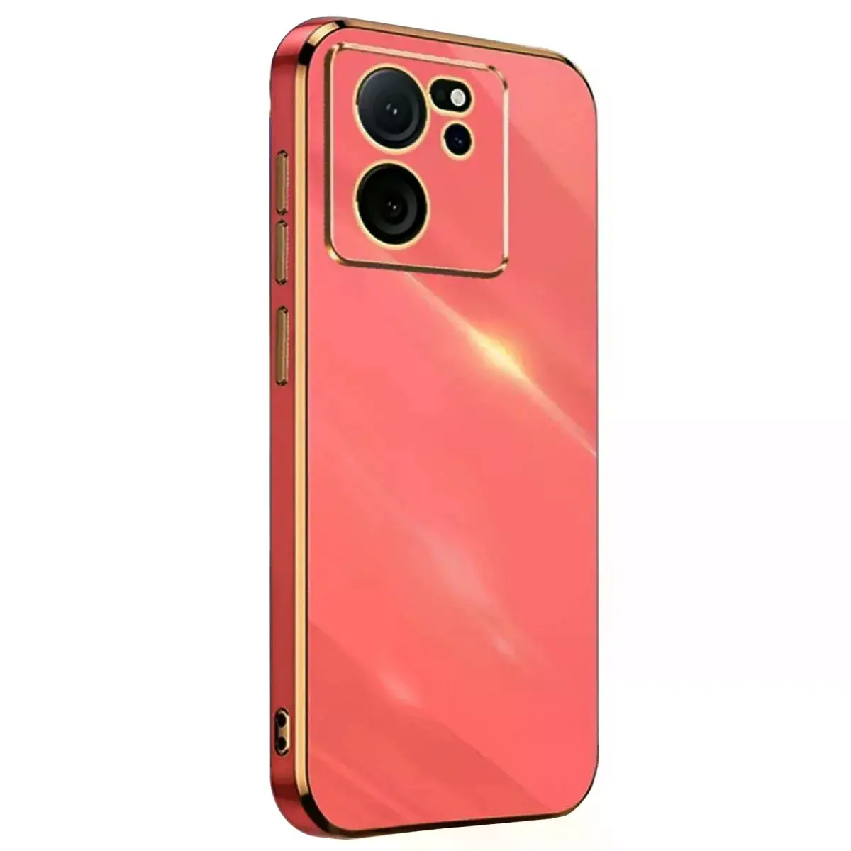 Xiaomi Mi 13t Pro Kılıf Volet Silikon - Kırmızı