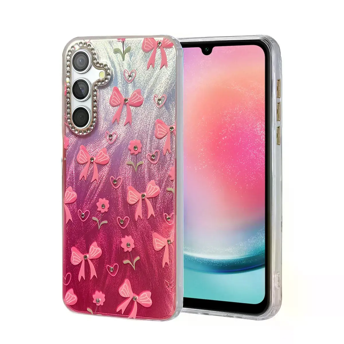Samsung Galaxy A24 4g Kılıf Blade Aynalı Desenli Kapak - Desen 3