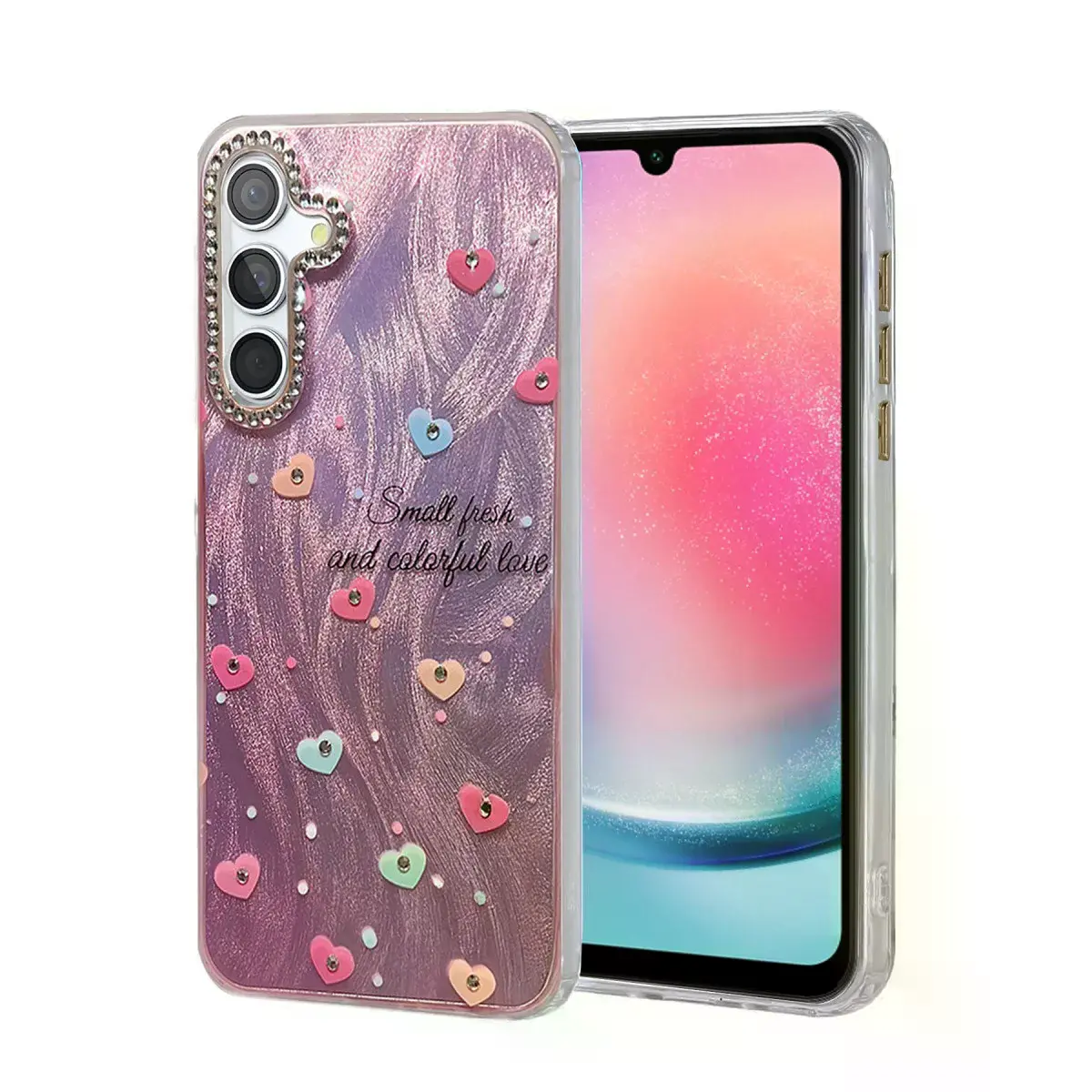 Samsung Galaxy A24 4g Kılıf Blade Aynalı Desenli Kapak - Desen 8